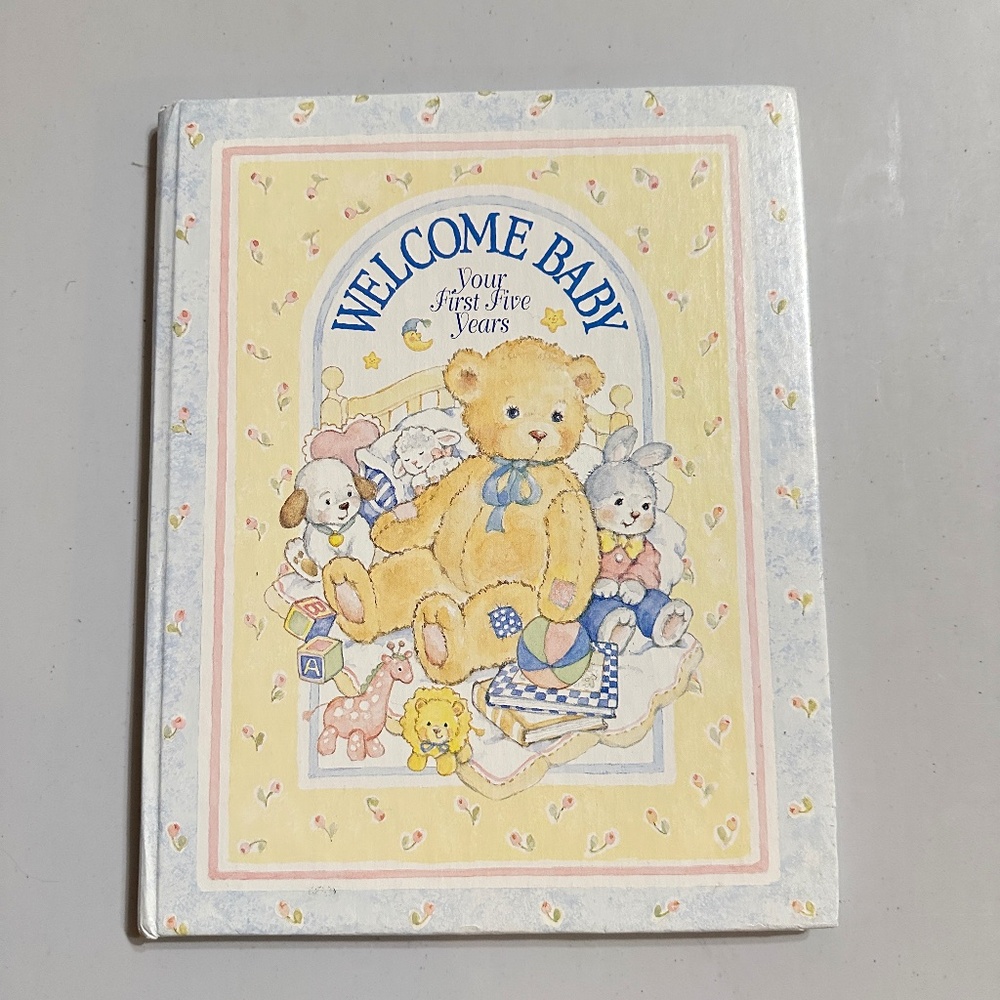 Vintage 1999 My First 5 Years Little Baby Book Photo Album by Stepping Stones
